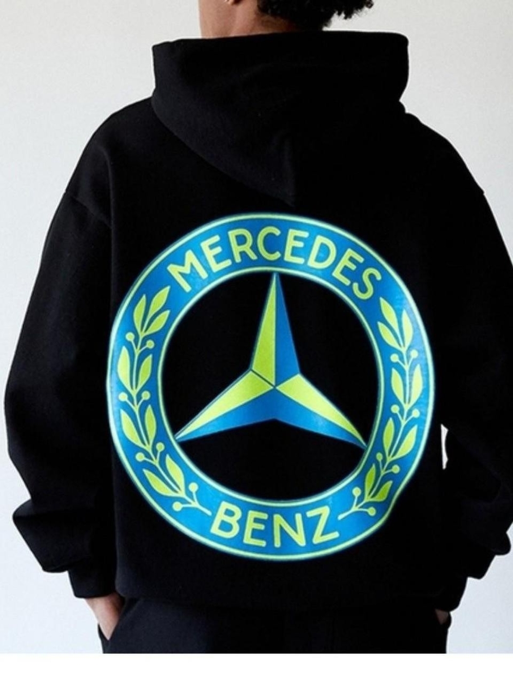 Y2k AWGE × Mercedes Benz ASAP ROCKY black hoodie size small